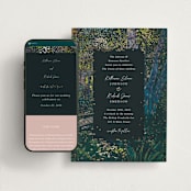 "By the Creek" - Wedding Website in Emerald by Becky Nimoy - Match Your Stationery