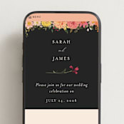 "Enchanting" - Wedding Website in Mimosa by Susan Moyal - Mobile Layout