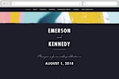 "Happy Day" - Wedding Website in Carnival by Angela Marzuki - Desktop Design