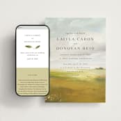 "Savanna" - Wedding Website in Fern by Lindsay Megahed - Match Your Stationery