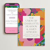 "To the max" - Wedding Website in Garden by Inkblot Design - Match Your Stationery