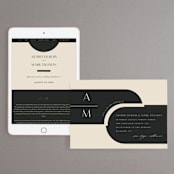 "Entwine" - Wedding Website in Matchbook by Christie Garcia - Match Your Stationery