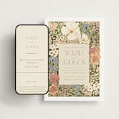 "In The Garden" - Wedding Website in Sherbert by Leah Bisch - Match Your Stationery