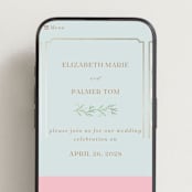 "Castle" - Wedding Website in Hummingbird by Claudia Orengo - Mobile Layout