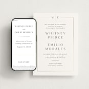 "Arcadia" - Wedding Website in Silk by Kelly Schmidt - Match Your Stationery