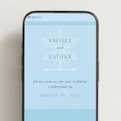 "Disney's Frozen True Love" - Wedding Website in Frozen by Lori Wemple - Mobile Layout