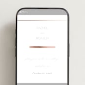 "Bellino" - Wedding Website in Snow by AK Graphics - Mobile Layout