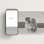 "Bellino" - Wedding Website in Snow by AK Graphics - Match Your Stationery