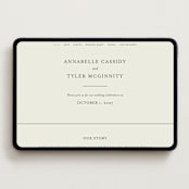 "Cedar creek" - Wedding Website in Ivory by Stacey Meacham - Desktop Design