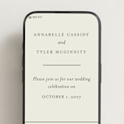 "Cedar creek" - Wedding Website in Ivory by Stacey Meacham - Mobile Layout