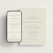 "Cedar creek" - Wedding Website in Ivory by Stacey Meacham - Match Your Stationery