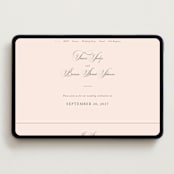 "Wonderful Tonight" - Wedding Website in Blush Garden by Design Lotus - Desktop Design
