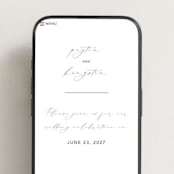 "Join Together" - Wedding Website in Inked by Design Lotus - Mobile Layout