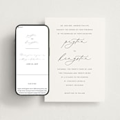 "Join Together" - Wedding Website in Inked by Design Lotus - Match Your Stationery
