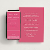 "Everlasting" - Wedding Website in Carnation by Jennifer Postorino - Match Your Stationery