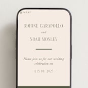 "Fero" - Wedding Website in Blush by Pati Cascino - Mobile Layout