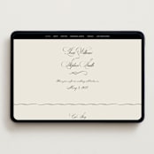 "Old Fashioned" - Wedding Website in Night by Ani Somi - Desktop Design