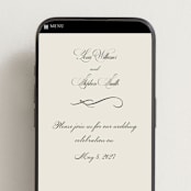 "Old Fashioned" - Wedding Website in Night by Ani Somi - Mobile Layout