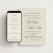 "Old Fashioned" - Wedding Website in Night by Ani Somi - Match Your Stationery