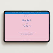 "Connected" - Wedding Website in Marseille by Claudia Orengo - Desktop Design