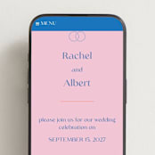 "Connected" - Wedding Website in Marseille by Claudia Orengo - Mobile Layout