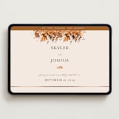 "Wedding in Aspen" - Wedding Website in Rust by Chris Griffith - Desktop Design