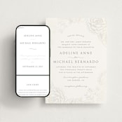 "Au Jardin" - Wedding Website in Opal by Rochelle Renee - Match Your Stationery
