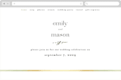 "We Walk Together" - Wedding Website in Evergreen by Petra Kern - Desktop Design