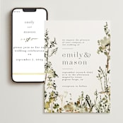 "We Walk Together" - Wedding Website in Evergreen by Petra Kern - Match Your Stationery