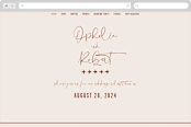 "Millennial" - Wedding Website in Rose by Hooray Creative - Desktop Design