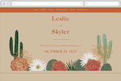 "boho desert" - Wedding Website in Sand by Cass Loh - Desktop Design