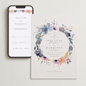 "Cheerful Bouquet" - Wedding Website in Chardonnay by Lori Wemple - Match Your Stationery