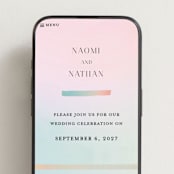 "marshmallow" - Wedding Website in Sunrise by Petra Kern - Mobile Layout