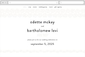 "symbol of optimism" - Wedding Website in Blush by Phrosné Barwood - Desktop Design