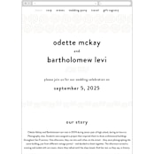 "symbol of optimism" - Wedding Website in Blush by Phrosné Barwood - Mobile Layout