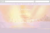 "Amanecer" - Wedding Website in Dawn by Tamara Hilje - Desktop Design