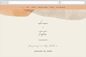 "leaf contour" - Wedding Website in Natural by Susan Zinader - Desktop Design