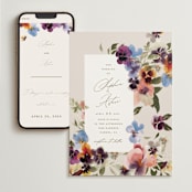 "Bright" - Wedding Website in Summer by Leah Bisch - Match Your Stationery