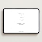 "Pearl" - Wedding Website in Chantilly by Jessica Williams - Desktop Design