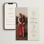 "Tandem" - Wedding Website in Buttercream by Jessica Williams - Match Your Stationery