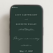 "Mountainview" - Wedding Website in Evergreen by Sarah Brown - Mobile Layout