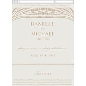 "Timeless" - Wedding Website in Terracotta by Jen Owens - Mobile Layout