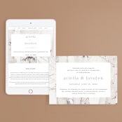 "Winter Birch" - Wedding Website in Natural by Melanie Severin - Match Your Stationery