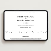 "Make it official" - Wedding Website in Panda by Lea Delaveris - Desktop Design