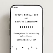 "Make it official" - Wedding Website in Panda by Lea Delaveris - Mobile Layout