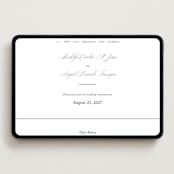 "When I Fall In Love" - Wedding Website in Snow Bright by Design Lotus - Desktop Design