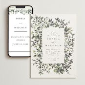 "Forever in Love" - Wedding Website in Ivy by Hannah Williams - Match Your Stationery
