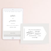 "Destination" - Wedding Website in Mist by Lori Wemple - Match Your Stationery