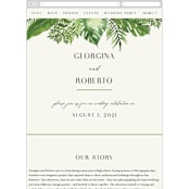 "Tropical Vows" - Wedding Website in Jade by Chris Griffith - Guest Management