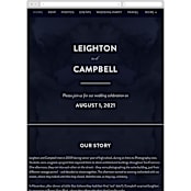 "Celestial" - Wedding Website in Night Sky by Carly Reed Walker - Guest Management